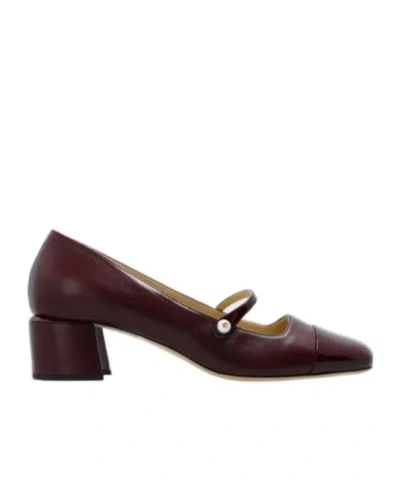 Jimmy Choo Elisa 45mm Leather Pumps In Black