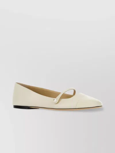 JIMMY CHOO ELISA BALLERINAS IN NAPPA LEATHER