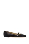 JIMMY CHOO JIMMY CHOO ELISA BALLET FLATS IN NAPPA LEATHER