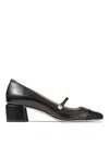 Jimmy Choo Closed Toe Chunky Heel Pump In Black