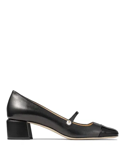 Jimmy Choo Elisa Buckle Stiletto Pumps In Black