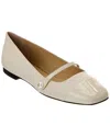 Jimmy Choo Elisa Ballet Flats In White