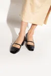 Jimmy Choo 'elisa 45' Black Pumps With Pearl Detail In Black