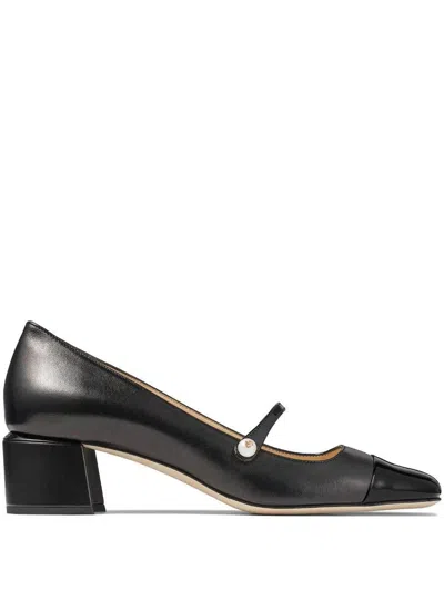Jimmy Choo Elisa Patent Leather Pumps In Black