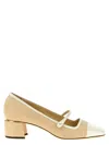 Jimmy Choo 'elisa' Block Heel Pearl Square Toe Pumps