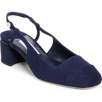 Jimmy Choo Elisa Slingback Pump In Blue