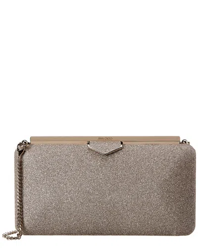 Jimmy Choo Ellipse Glitter Clutch