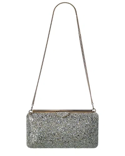 Jimmy Choo Ellipse Glitter Clutch