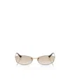 Jimmy Choo Elliptical Sunglasses In Nude