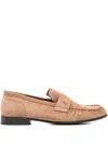 Jimmy Choo Ellis Suede Loafers In Neutral