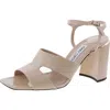 Jimmy Choo Ellison85 Womens Cut-out Leather Block Heels In Multi
