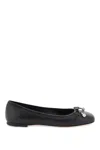 Jimmy Choo Ballet Shoes With Round Head And Flat Soles In Black