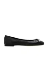 Jimmy Choo Ballet Shoes With Round Head And Flat Soles In Black
