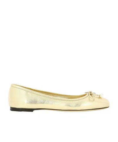JIMMY CHOO JIMMY CHOO ELME SQUARE TOE BALLERINA SHOES