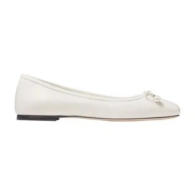 Jimmy Choo Elme Ballerinas In Latte
