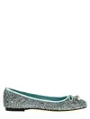 Jimmy Choo Elme Bow Detailed Ballet Flats In Green
