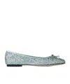 Jimmy Choo Elme Ballet Shoes In Green