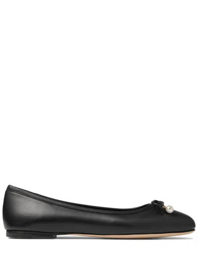 Jimmy Choo Elme Flat In Black