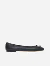 Jimmy Choo Women Black Nappa Leather Elme Ballerinas In Black