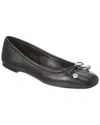 Jimmy Choo Ballet Shoes With Round Head And Flat Soles In Black