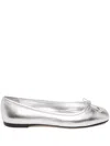 Jimmy Choo Elme Flat In Silver