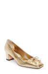 Jimmy Choo Women's Elme 45 Square Toe Pumps In Gold