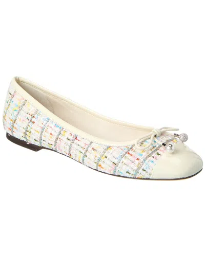 JIMMY CHOO JIMMY CHOO ELME TWEED & PATENT FLAT