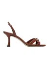 Jimmy Choo Elsy 70 High-heeled Sandals In Brown