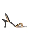 Jimmy Choo Printed Calf Hair Elsy 70 Sandals In Multi