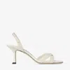 Jimmy Choo Elsy Leather Sandals In Neutral