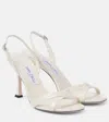 Jimmy Choo Elsy Leather Sandals In Multi