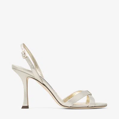 Jimmy Choo Elsy 90 Suede Heeled Sandals In Multi