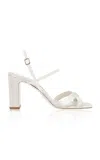 Jimmy Choo Elsy/bh 85 Satin Sandal In Animal Print