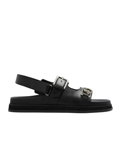 Jimmy Choo Elyn Sandals In Black