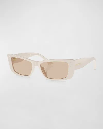 Jimmy Choo Embellished Acetate Butterfly Sunglasses In Multi