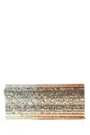 Jimmy Choo Sweetie Pouch In Plexiglass With Glitter Women In White
