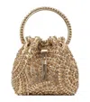 Jimmy Choo Embellished Bon Bon Top-handle Bag In Gold