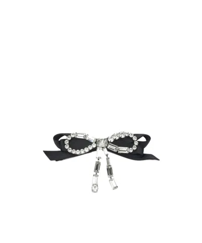 JIMMY CHOO JIMMY CHOO EMBELLISHED BOW HAIR CLIP