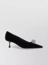 Jimmy Choo Orb 50 Crystal-embellished Velvet Pumps