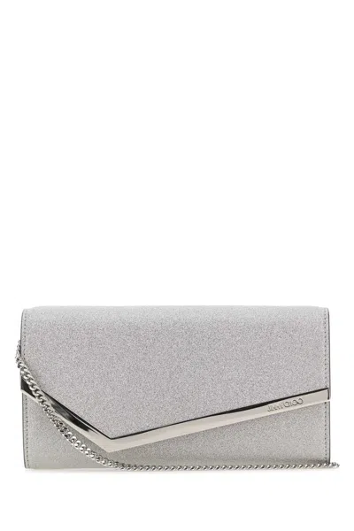Jimmy Choo Embellished Leather Emmie Clutch