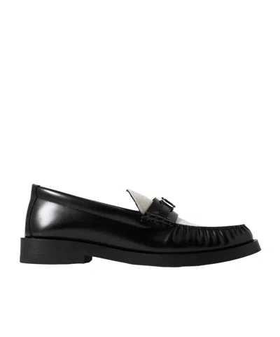 JIMMY CHOO EMBELLISHED LOAFERS