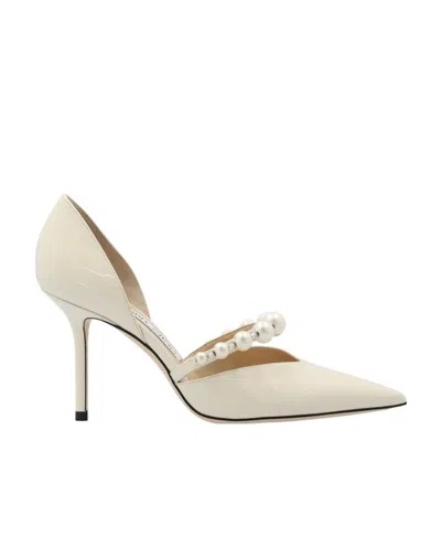 JIMMY CHOO JIMMY CHOO EMBELLISHED POINTED-TOE PUMPS