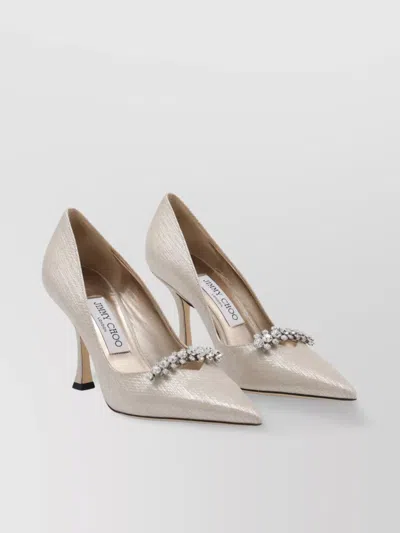 Jimmy Choo Embellished Pointed Toe Stiletto Pumps