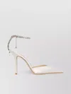 Jimmy Choo Saeda 100 Pumps In White