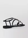 Jimmy Choo Embellished T-bar Heel Strap Sandals In Black