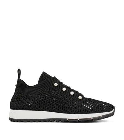 JIMMY CHOO EMBELLISHED VELES SNEAKERS