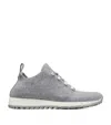 Jimmy Choo Veles Pearl Embellished Sneakers In Gray