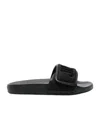 Jimmy Choo Slides With Logo In Black