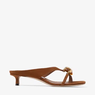 Jimmy Choo Emeri Stone 35 In Brown