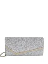 Jimmy Choo Emmie Glitter Embellished Clutch